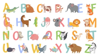 Read From Aardvark to Zebra: teaching kids to name animals