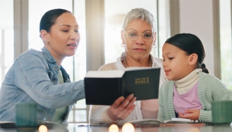 Read How can busy parents get into the Bible?