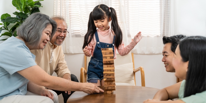 Grandparenting: a balancing act image