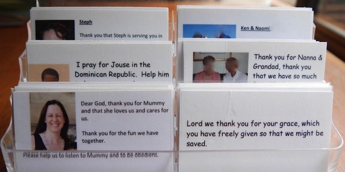 How prayer cards can help your family pray image